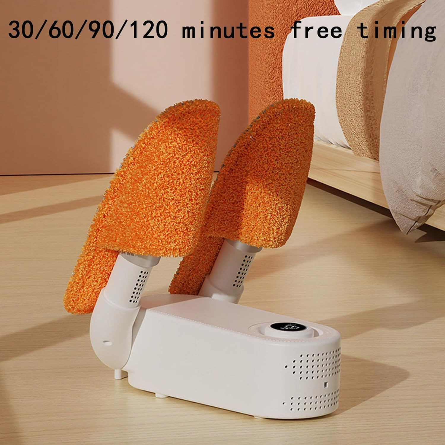 Shoe Dryer with Heat - Electric Boot Dryer for Work Boots & Sneakers | Deodorizing Shoe Warmer with Timer & 360° Airflow