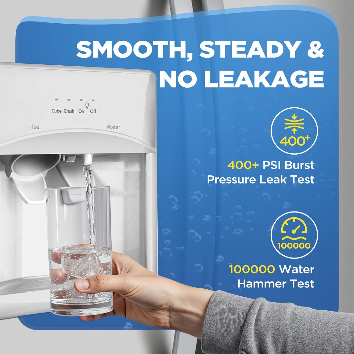 HOMENJOY Refrigerator Water Filter Replacement for Frigidaire WF3CB PureSource 3 - NSF Certified 2 Pack - 6 Month Filter Life