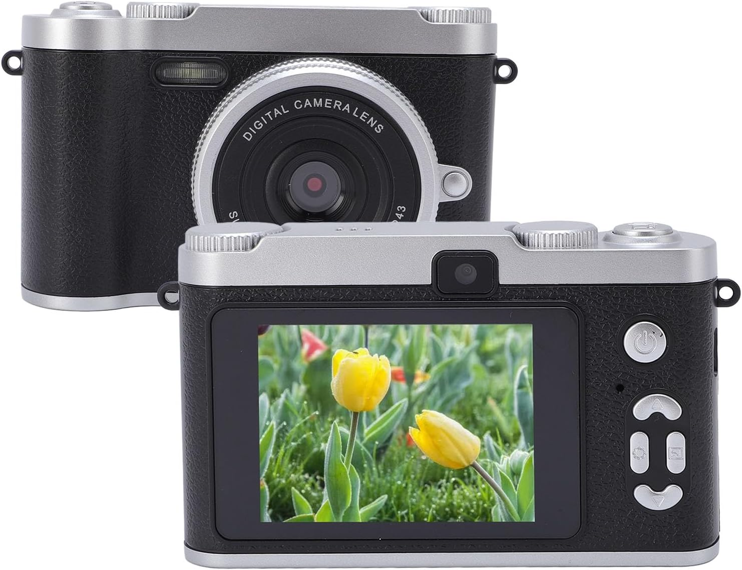 Compact Digital Camera - 35mm f/1.2 Lens with 3-Inch LCD Screen, USB Rechargeable for Photography & Vlogging
