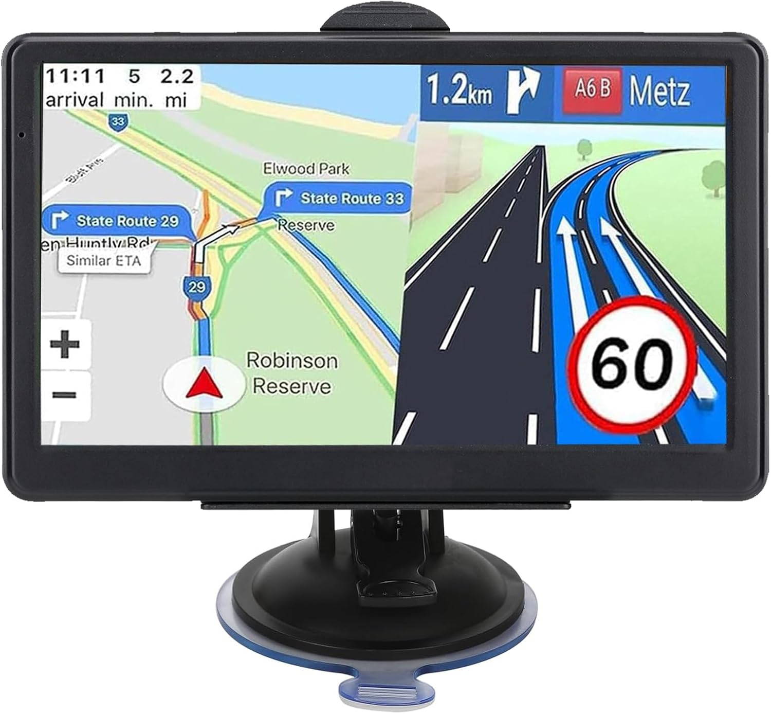 7-Inch GPS Navigator for Car Truck RV - 2025 Maps with Voice Navigation, Speed Warnings & Lifetime Updates