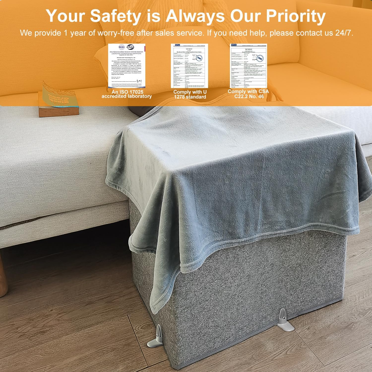 Carbon Crystal Heating Pad with Timer - Electric Heated Blanket for Pain Relief, 3 Temperature Settings, Auto Shut-Off Safety