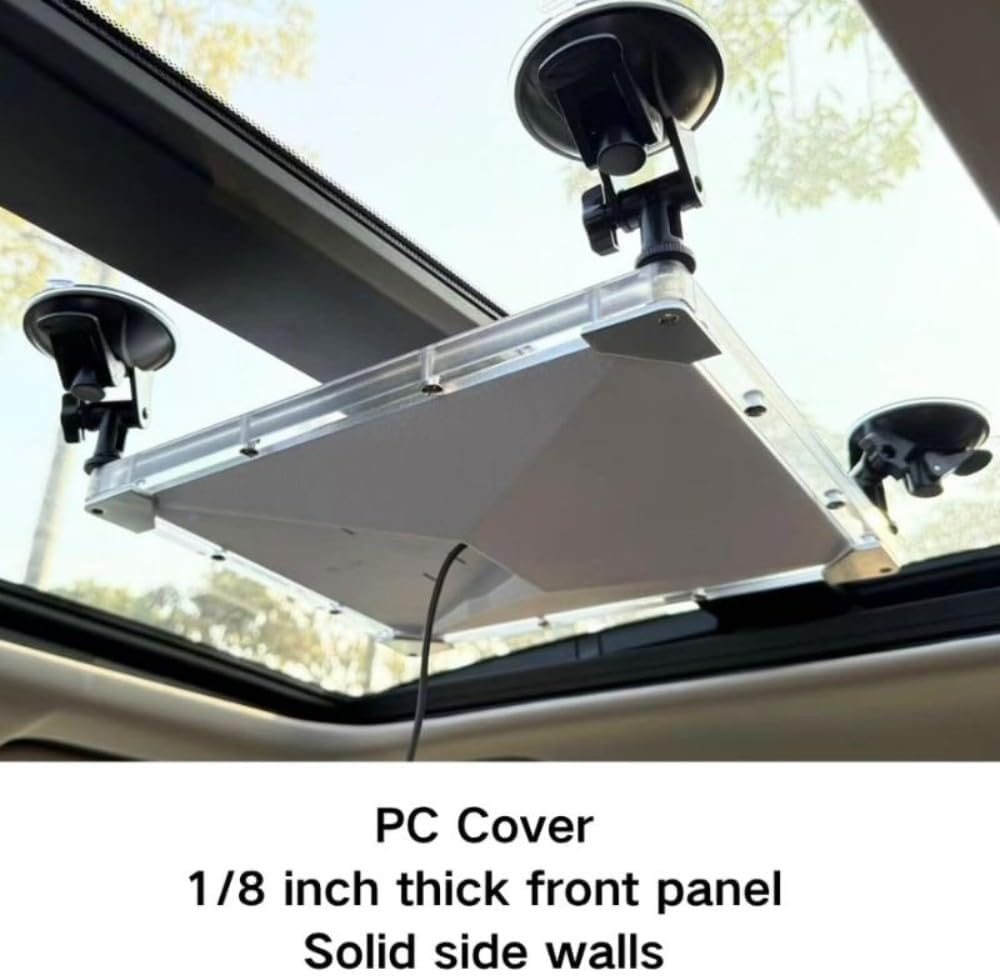 Starlink Mini Protective Cover - All-Weather Suction Mount with 100N+ Grip Force for RV, SUV & Outdoor Use