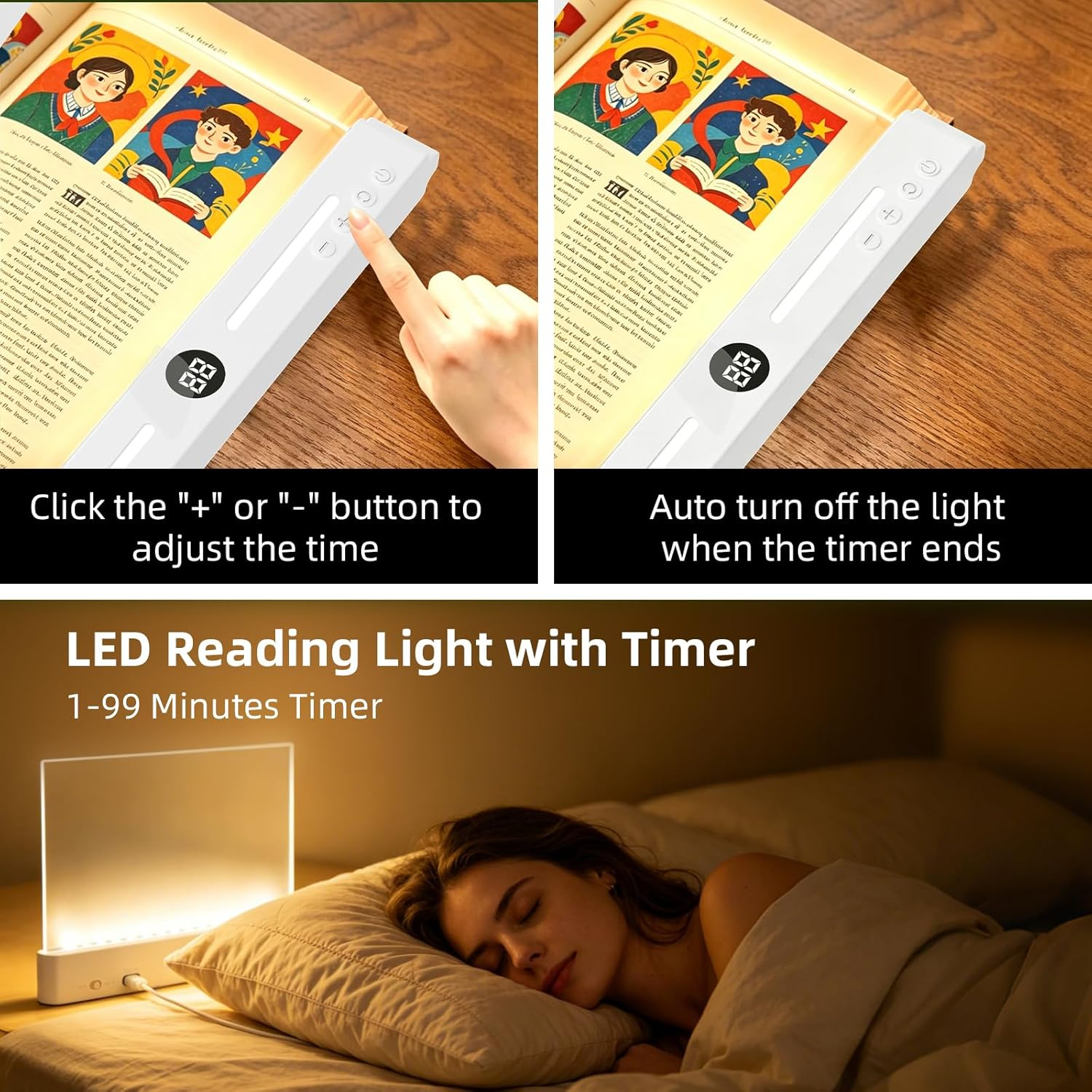 Book Light Rechargeable LED