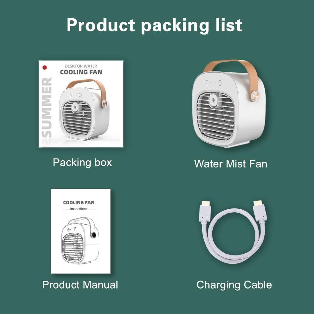 Portable Mini Air Conditioner 6000mAh