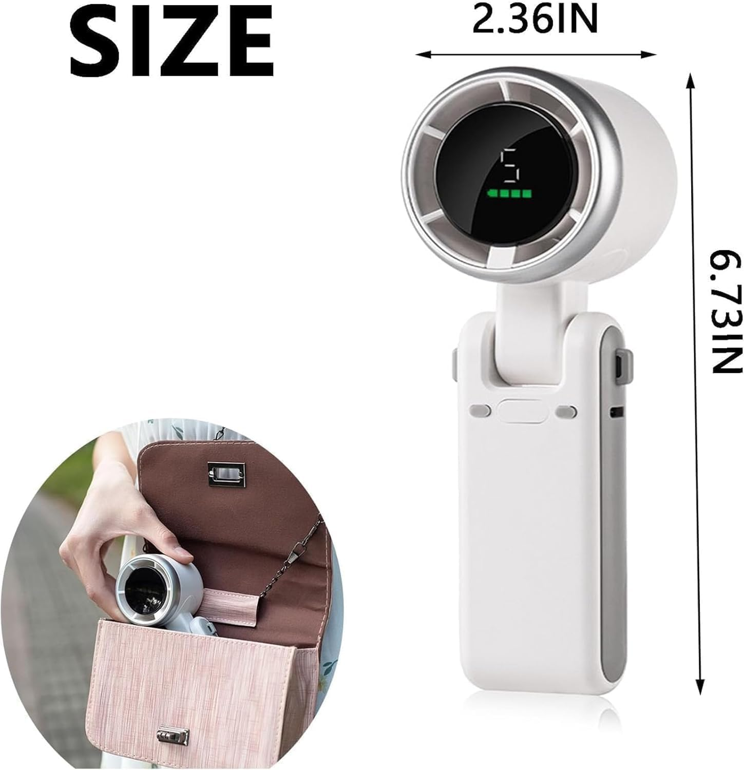 Portable Handheld Turbo Fan 3-in-1
