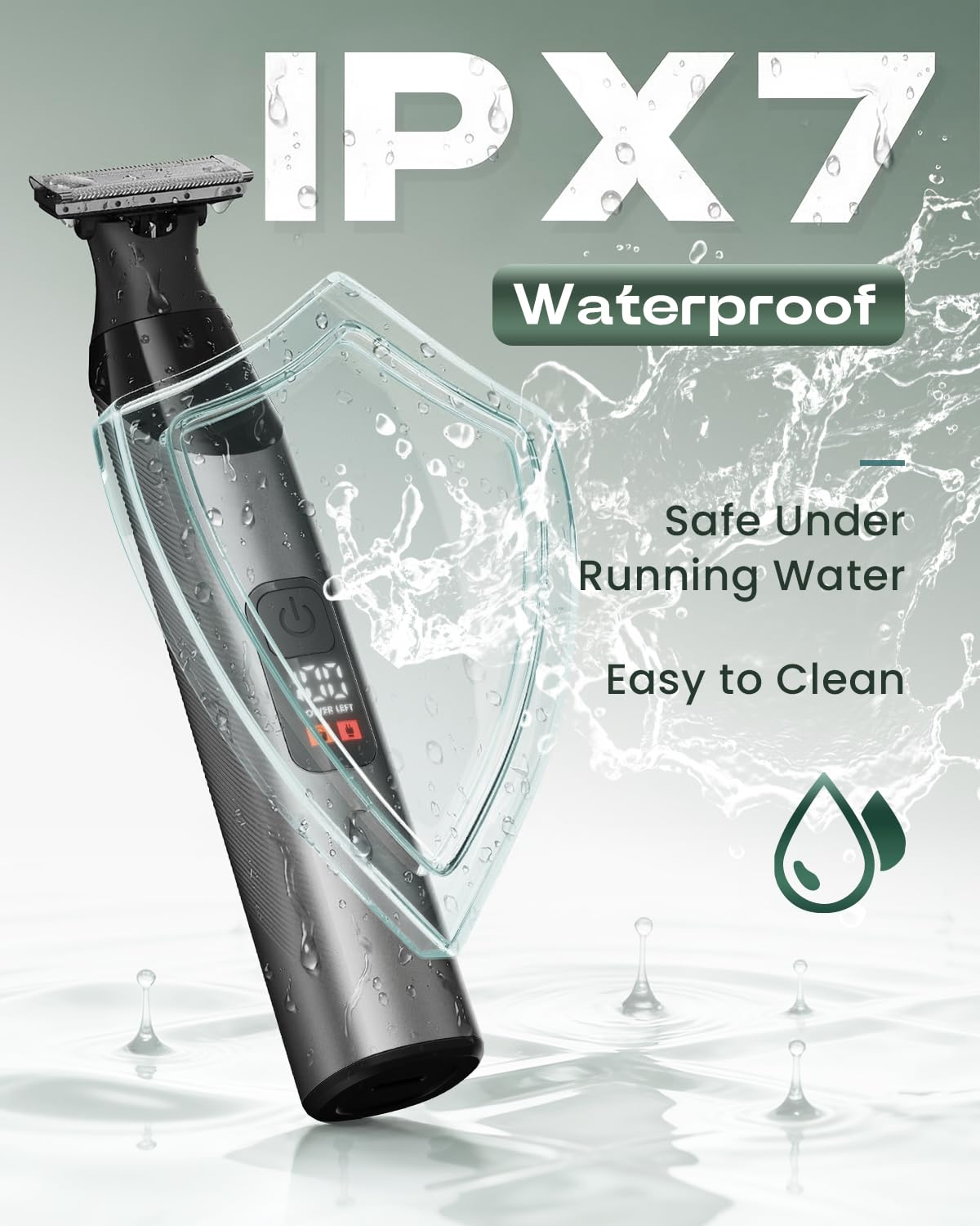 Body Hair Trimmer for Men IPX7