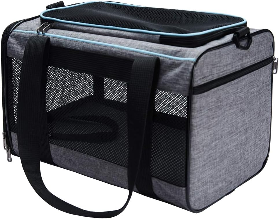 Soft-Sided Pet Carrier Cat Dog Bag Up to 16 Lbs