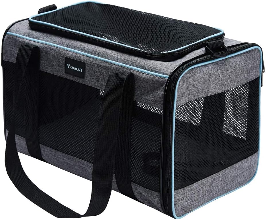 Soft-Sided Pet Carrier Cat Dog Bag Up to 16 Lbs