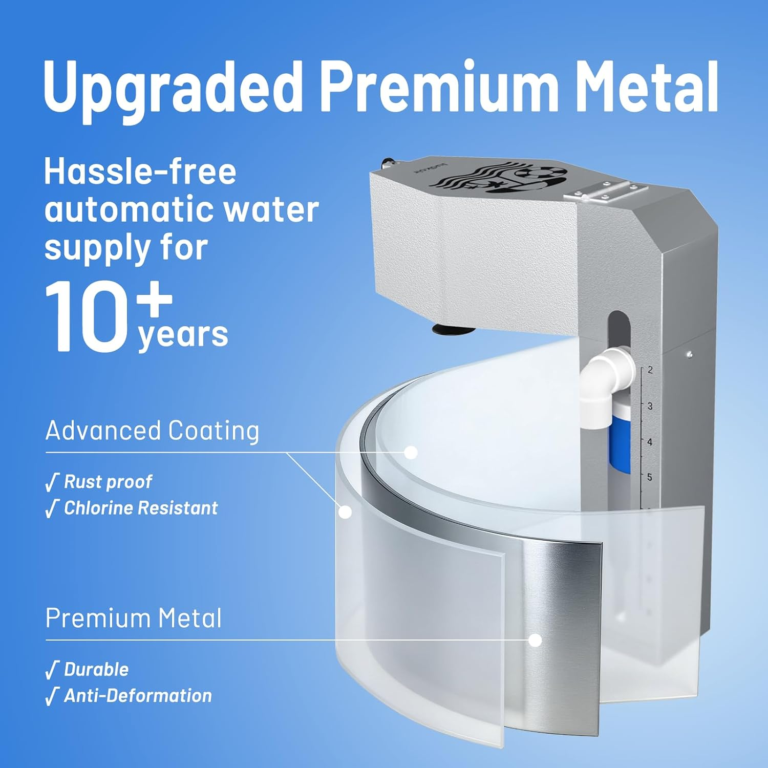 Automatic Pool Filler Water Leveler Metal Anti-Corrosion