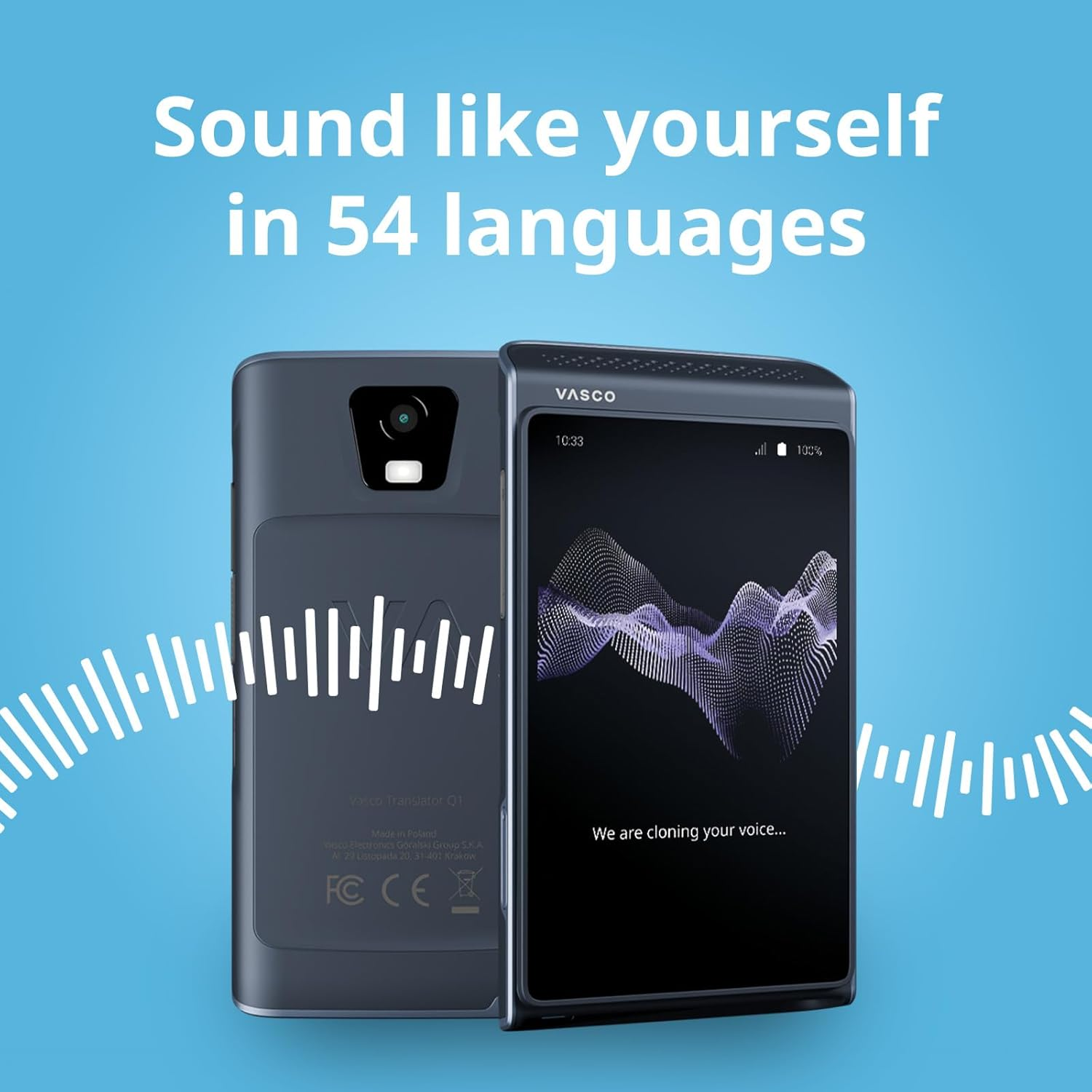 Vasco Translator M4 – Real-Time 76-Language Translator