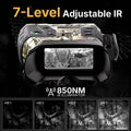 WOSPORTS NV600 Night Vision Binoculars, 8x Digital Zoom, 1300 ft Range, 4K UHD