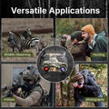 WOSPORTS NV600 Night Vision Binoculars, 8x Digital Zoom, 1300 ft Range, 4K UHD