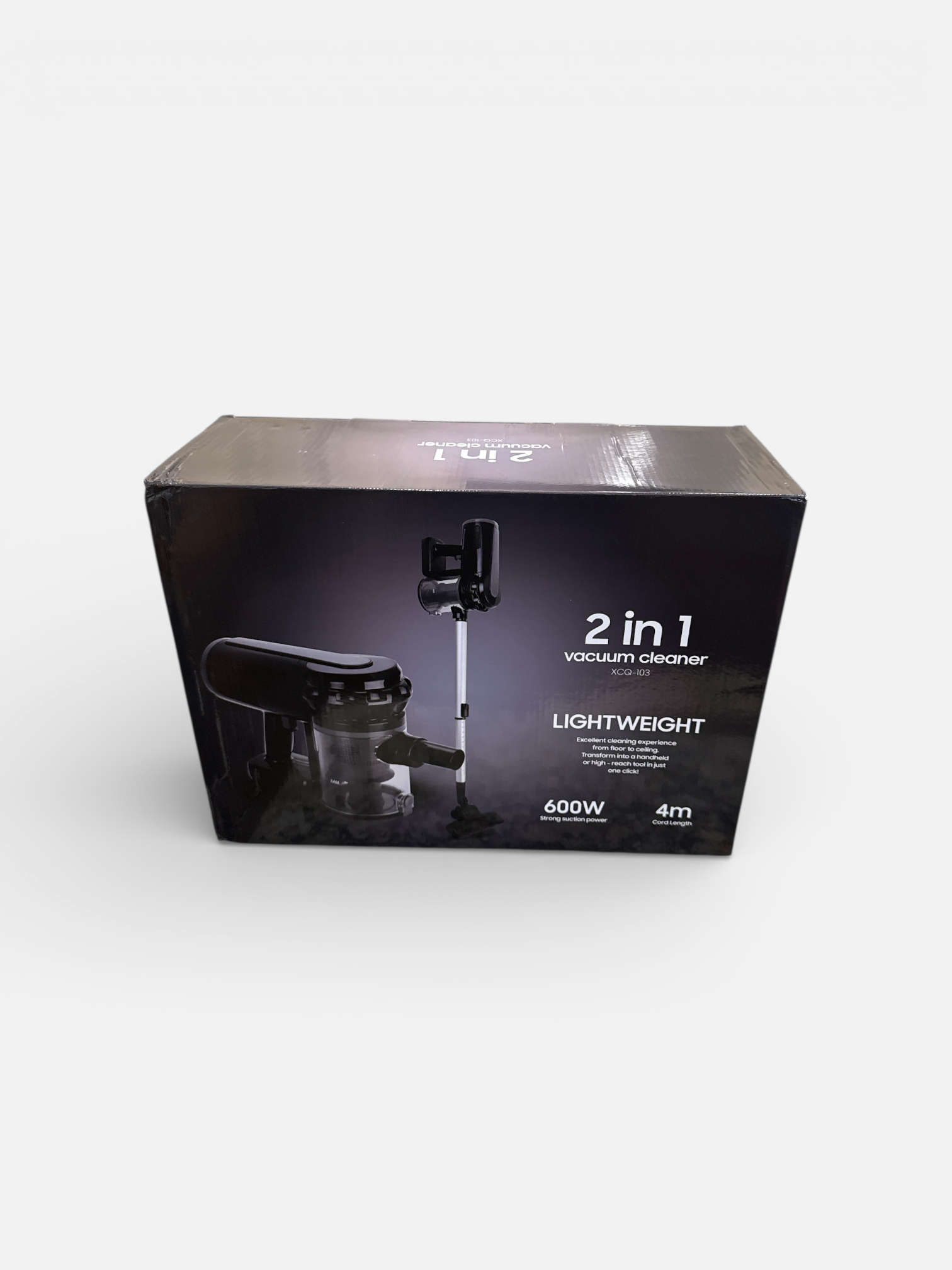 XCG-103 2-in-1 Vacuum Cleaner - Lightweight Stick and Handheld 600W Corded Vacuum with 4M Cord