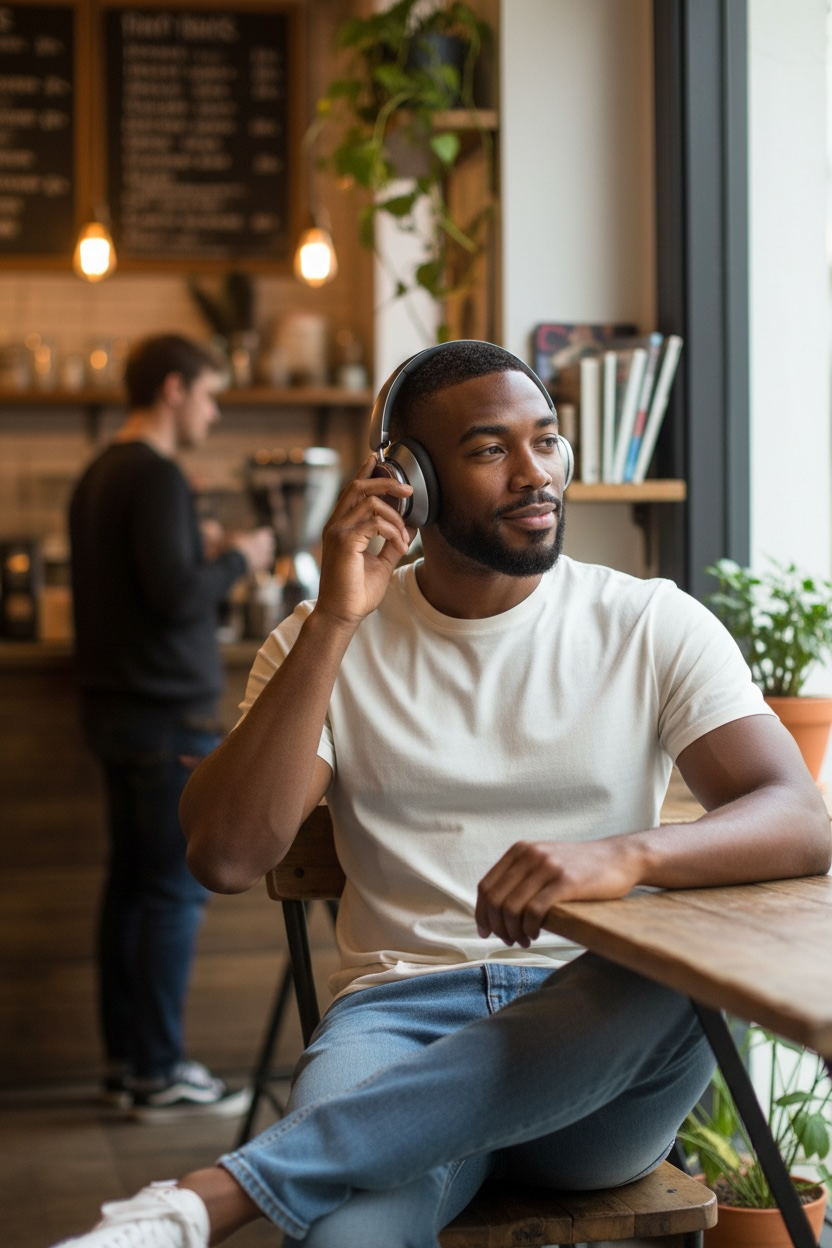 Headphones Y03 - Premium Noise Isolating Audio Headphones with Ergonomic Design