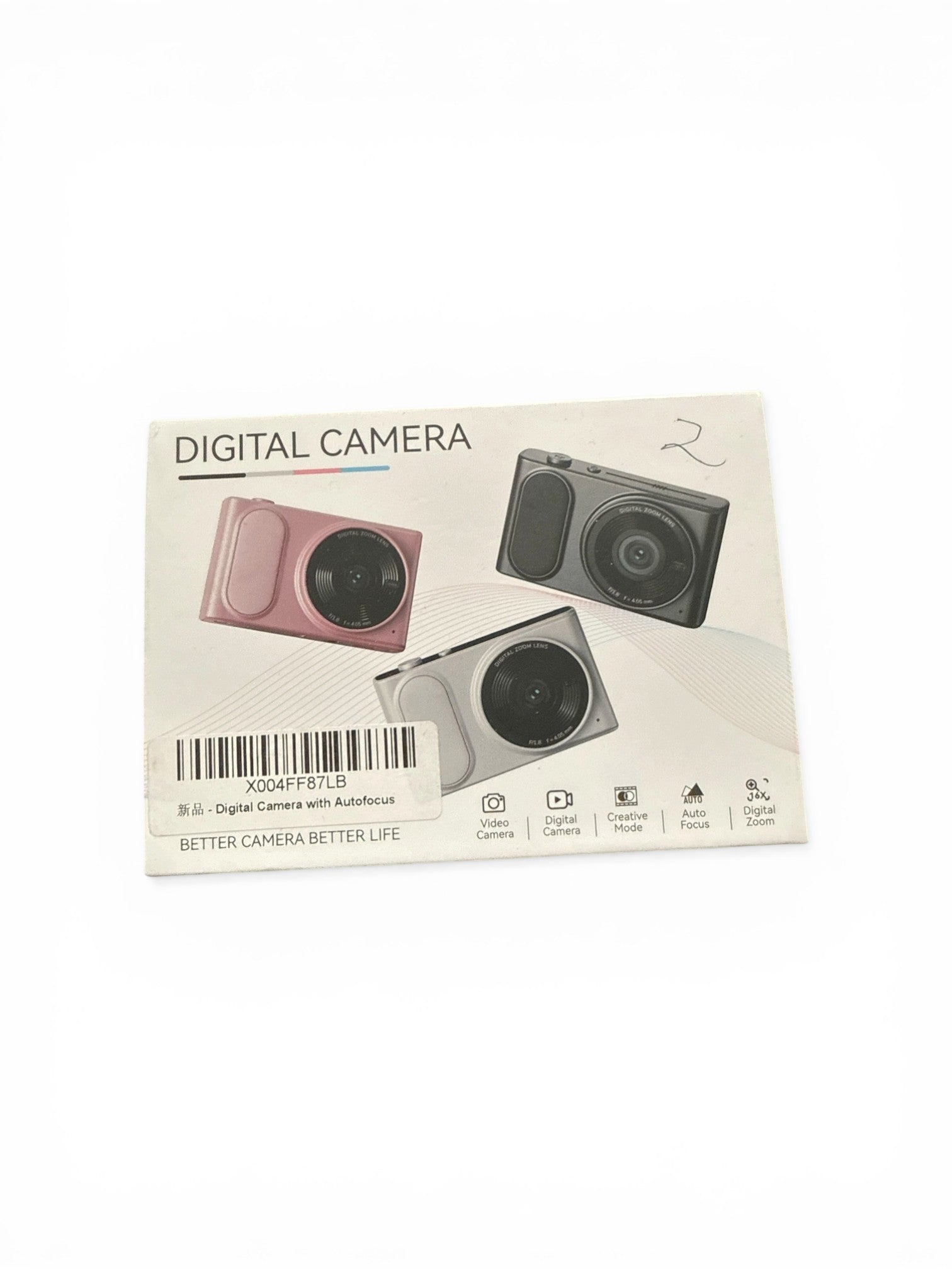 Digital Camera with Autofocus Video Camera 3 Colors