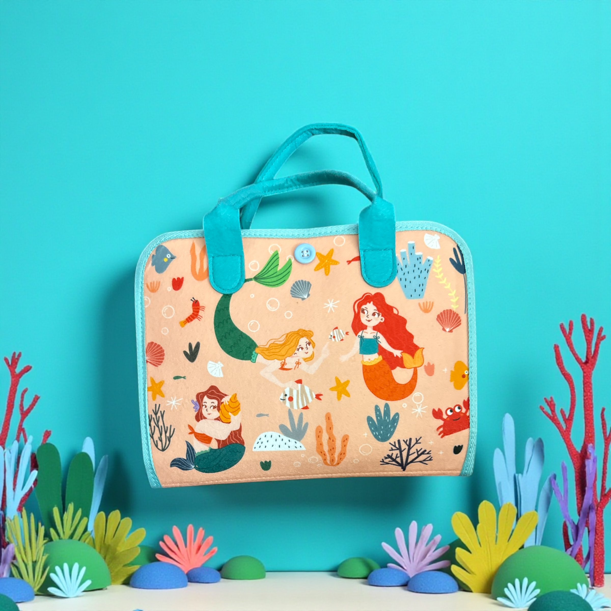 Activity Toys for Toddlers Ages 1-3 - Portable Travel Toy Set for On-the-Go Fun