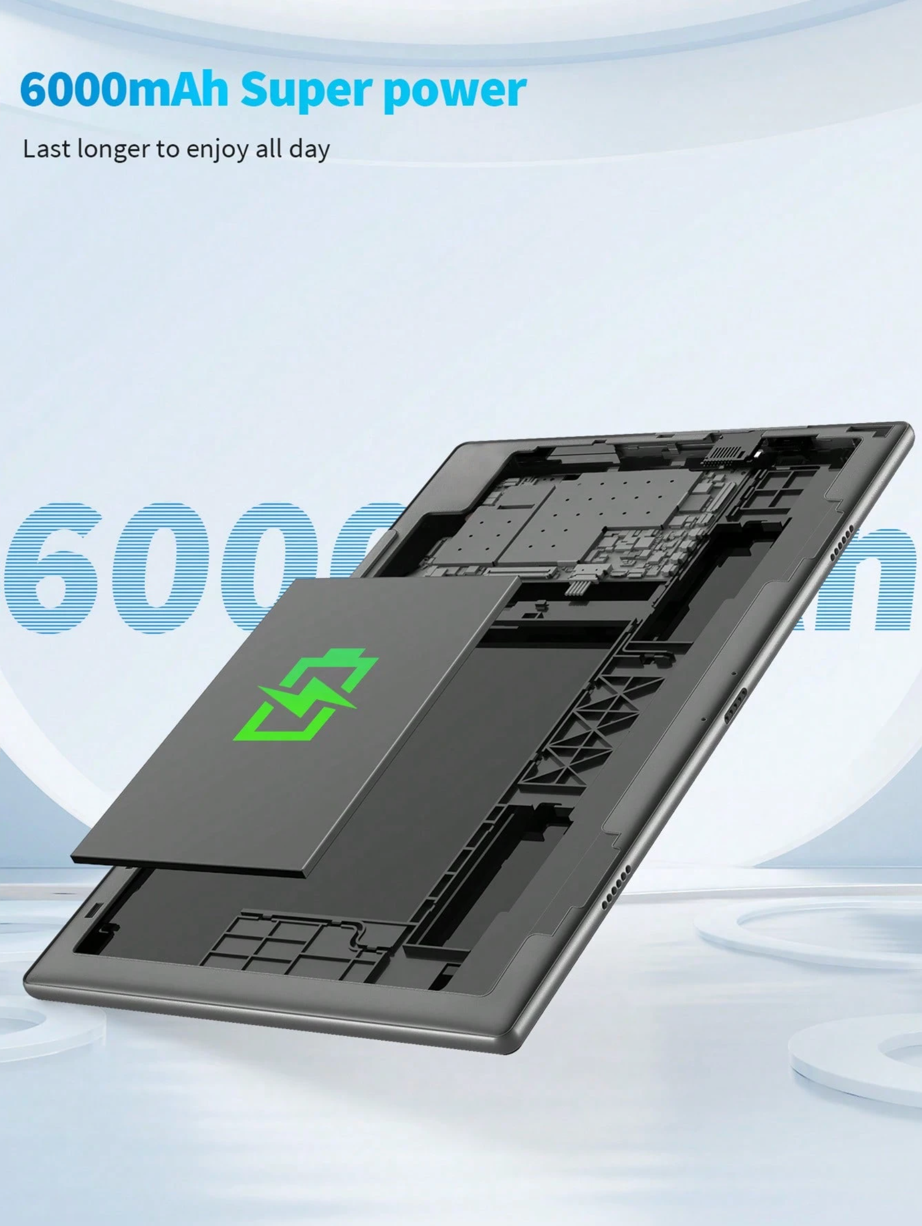 Android 14 Tablet 10 Inch with Keyboard and Mouse - 8GB RAM (4+4) + 64GB ROM, RK3562 Quad-Core, 6000mAh Battery, WiFi Tablet