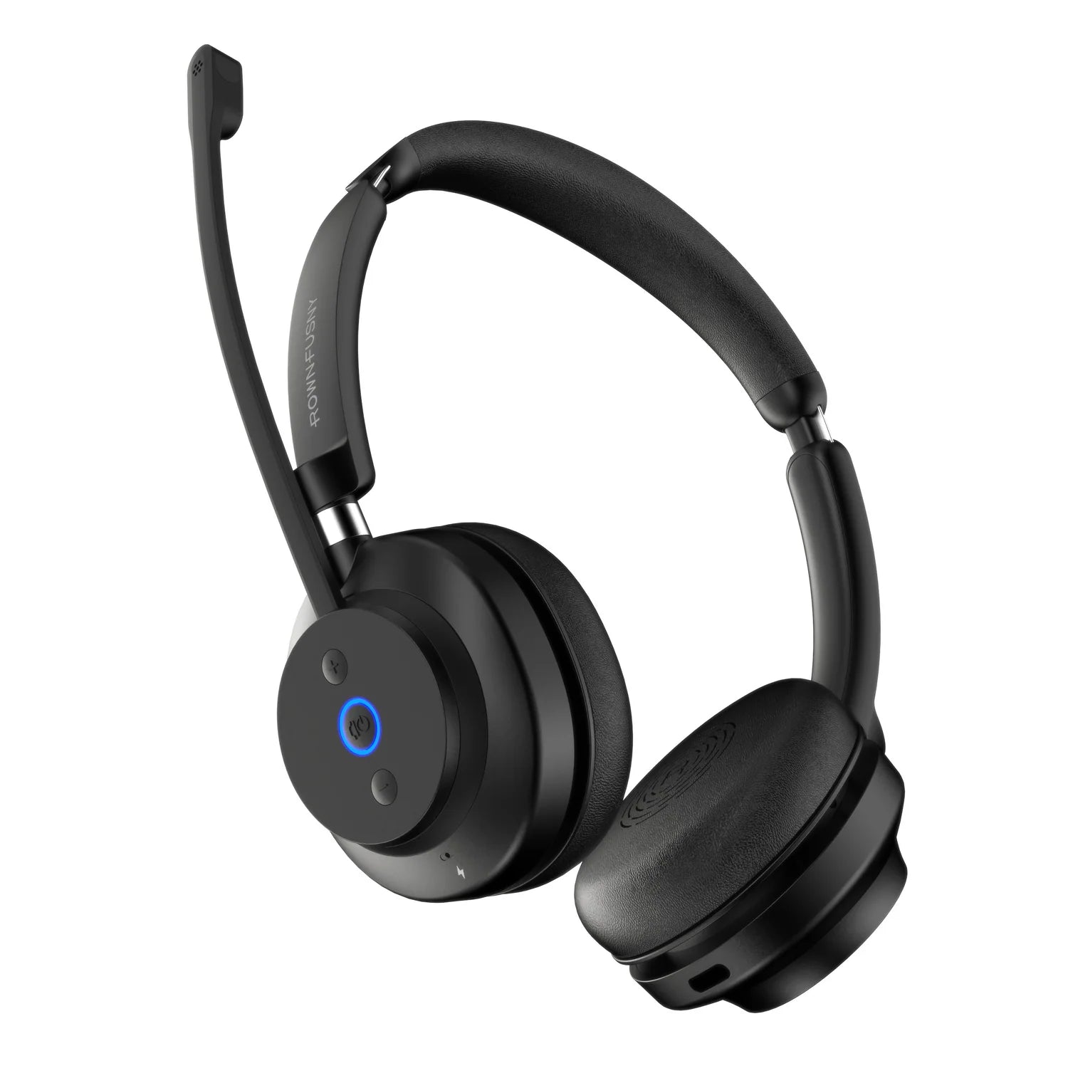 RownFusny Computer Headset R02-U - USB Wired Headset with Microphone for PC, Laptop & Office Calls