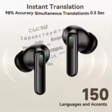 VTrans AI V20 Translator Earbuds two-way real-time 150 languages