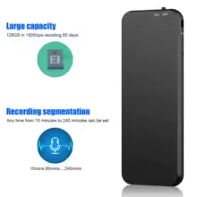 Voice Recorder The V53 Digital Voice Recorder delivers high-quality 192Kbps audio