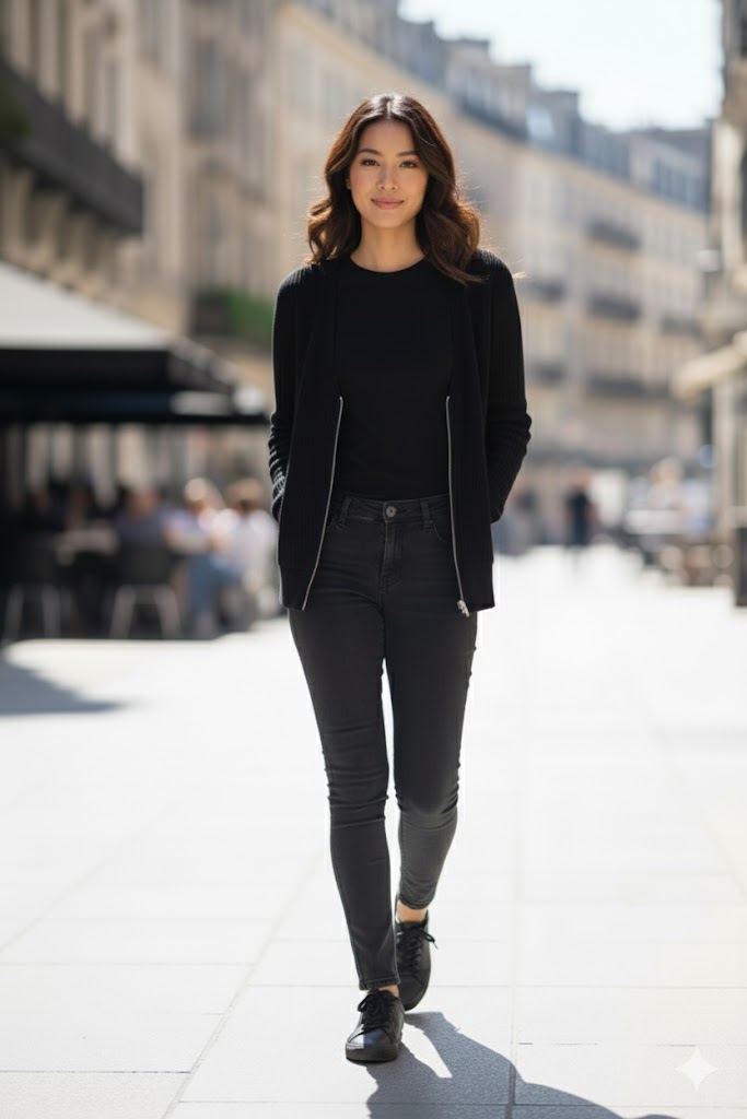 Totatuit Womens Zip Up Knitted Cardigan Sweater - Lightweight Long Sleeve Jacket