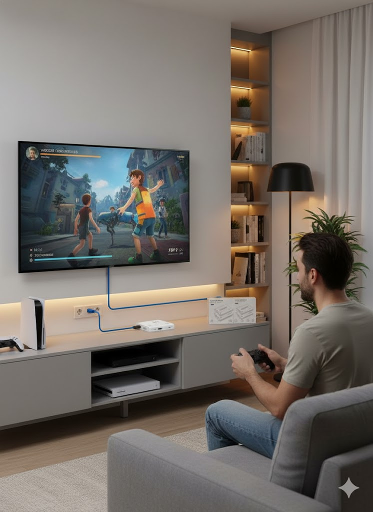 HDMI Extender Over Cat6 - 1080p 60Hz Video Extender 164ft - HE01 Professional HDMI to RJ45 Transmitter Receiver Kit