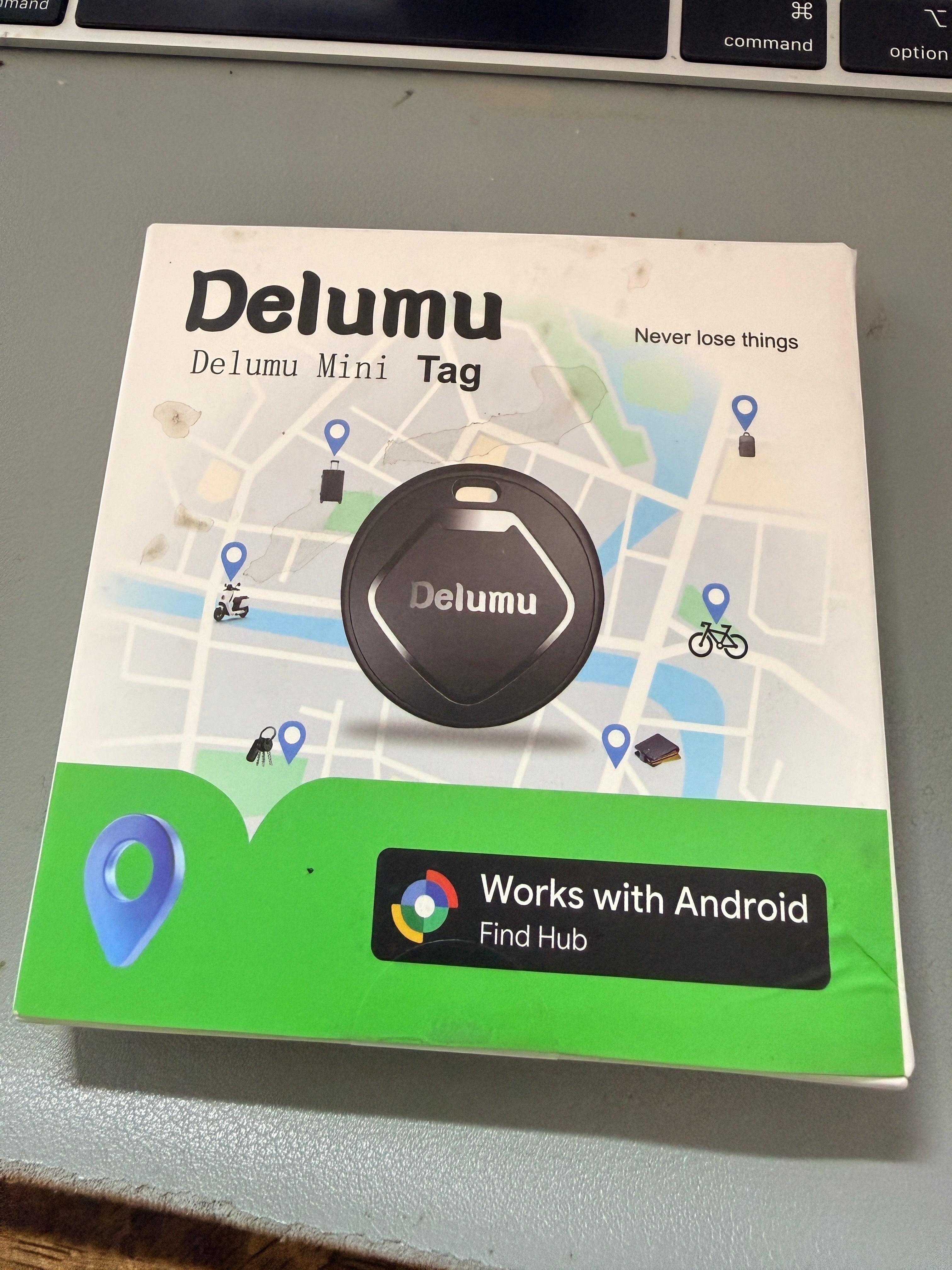 Delumu Mini T98 — retail box front