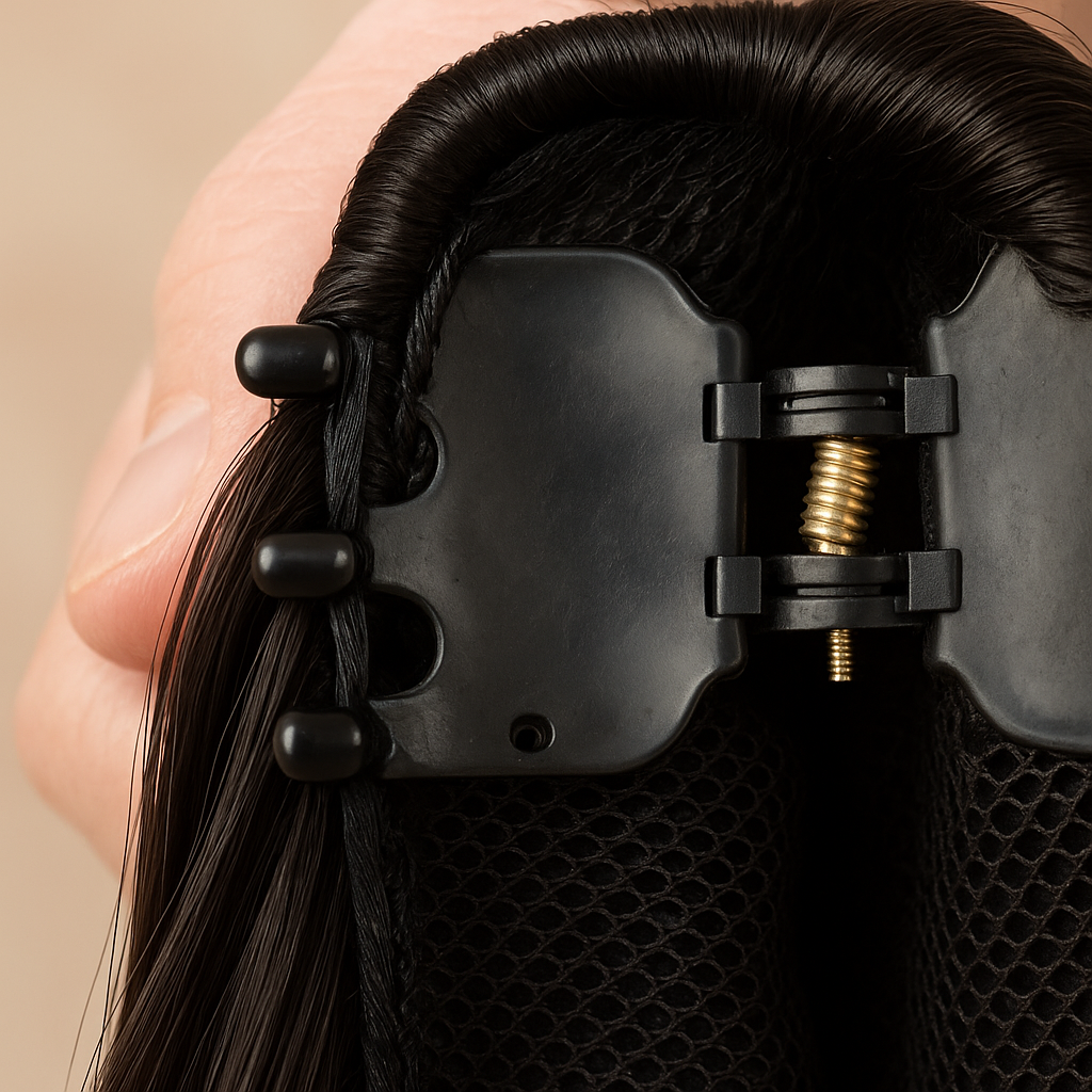 FELENDY Ponytail Hair Extension Wavy Claw Clip Hairpiece - lifestyle 2