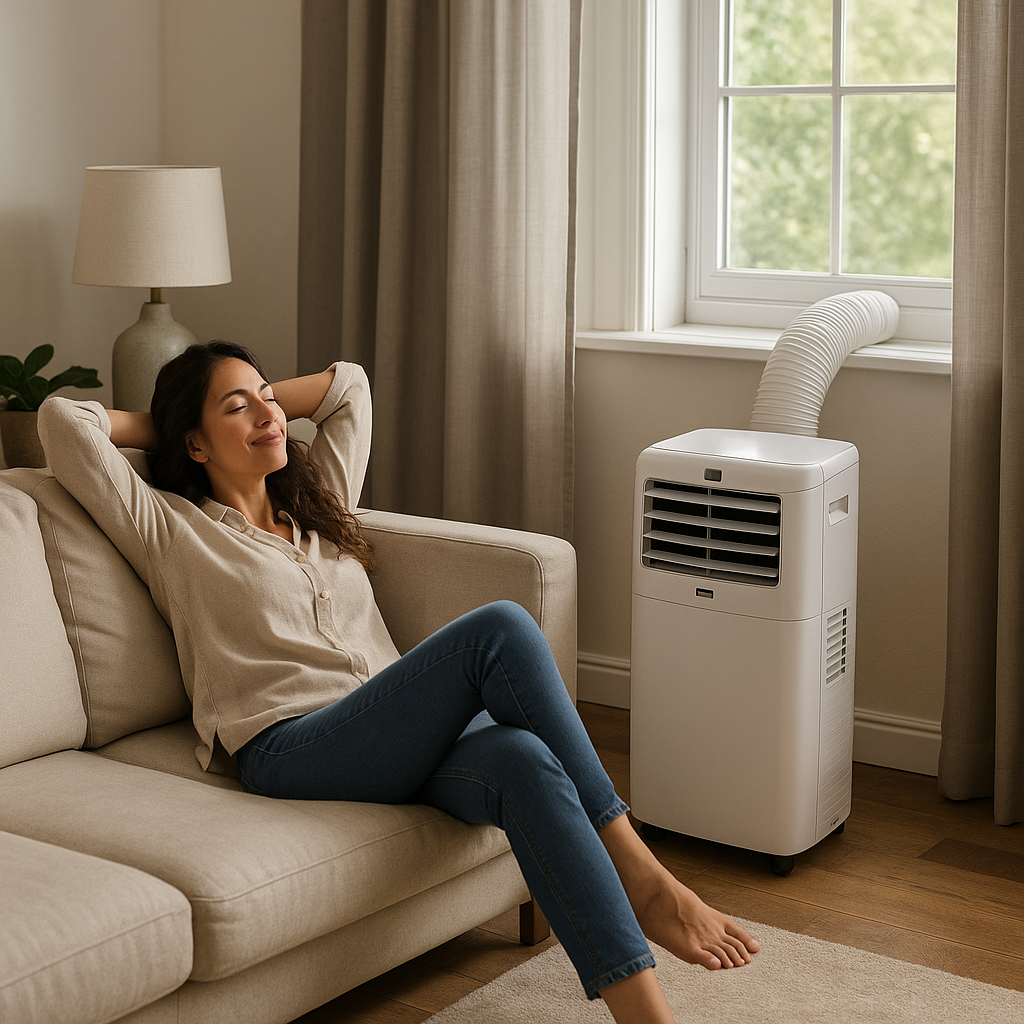 Portable Mobile Air Conditioner 10000 BTU Room AC Unit - lifestyle 3