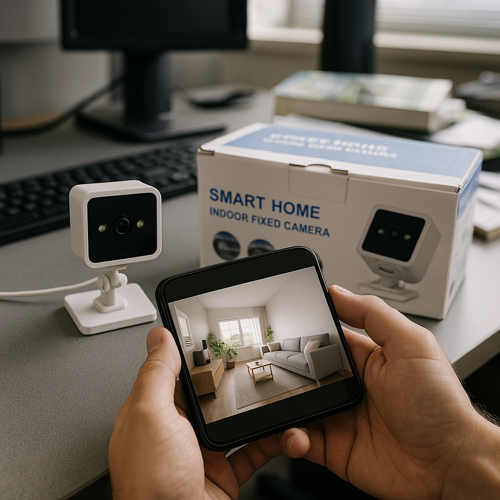 aidowocam Smart Home Indoor Fixed Security Camera WiFi - lifestyle 3