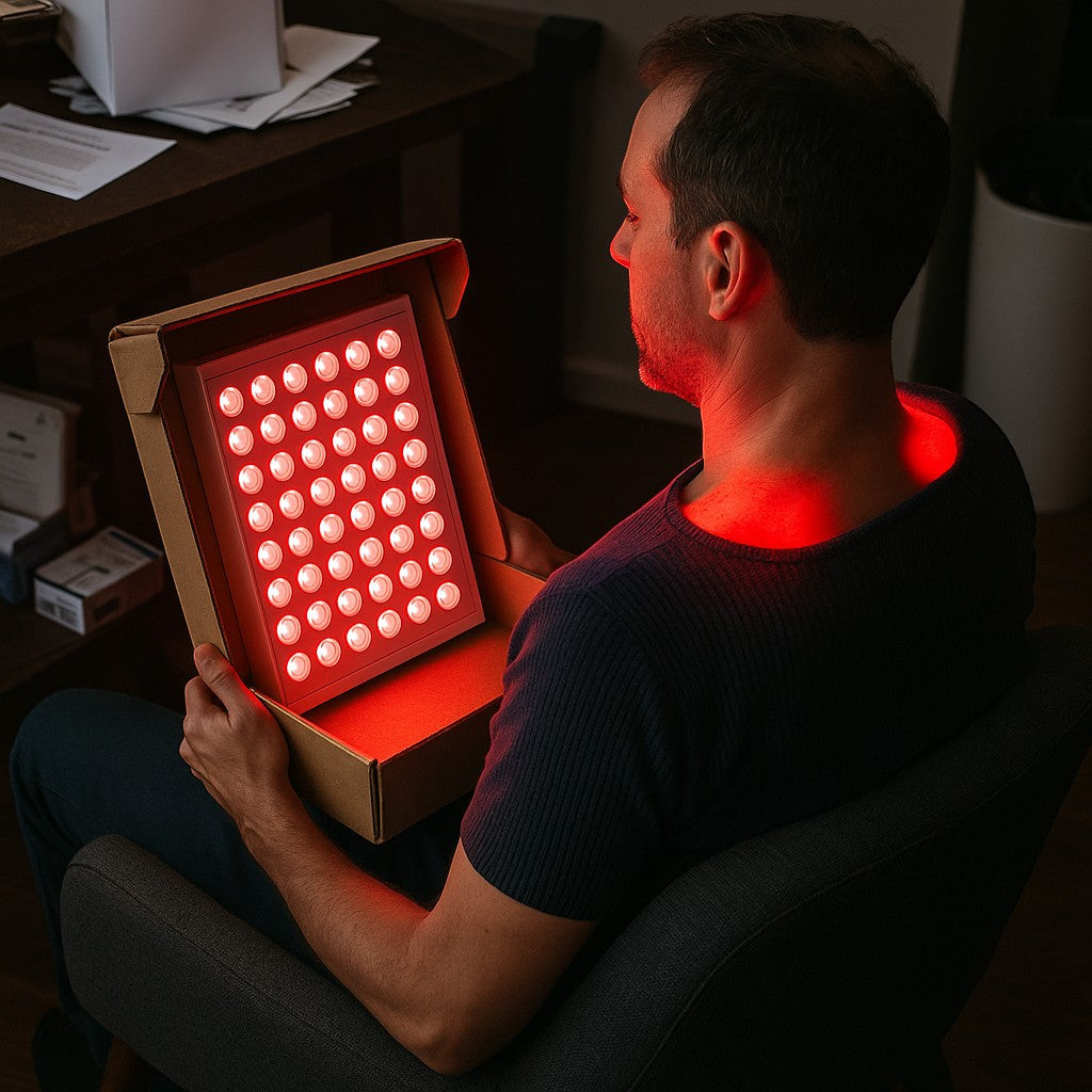 Red Light Therapy Panel Near Infrared LED Skin Pain Relief - lifestyle 3