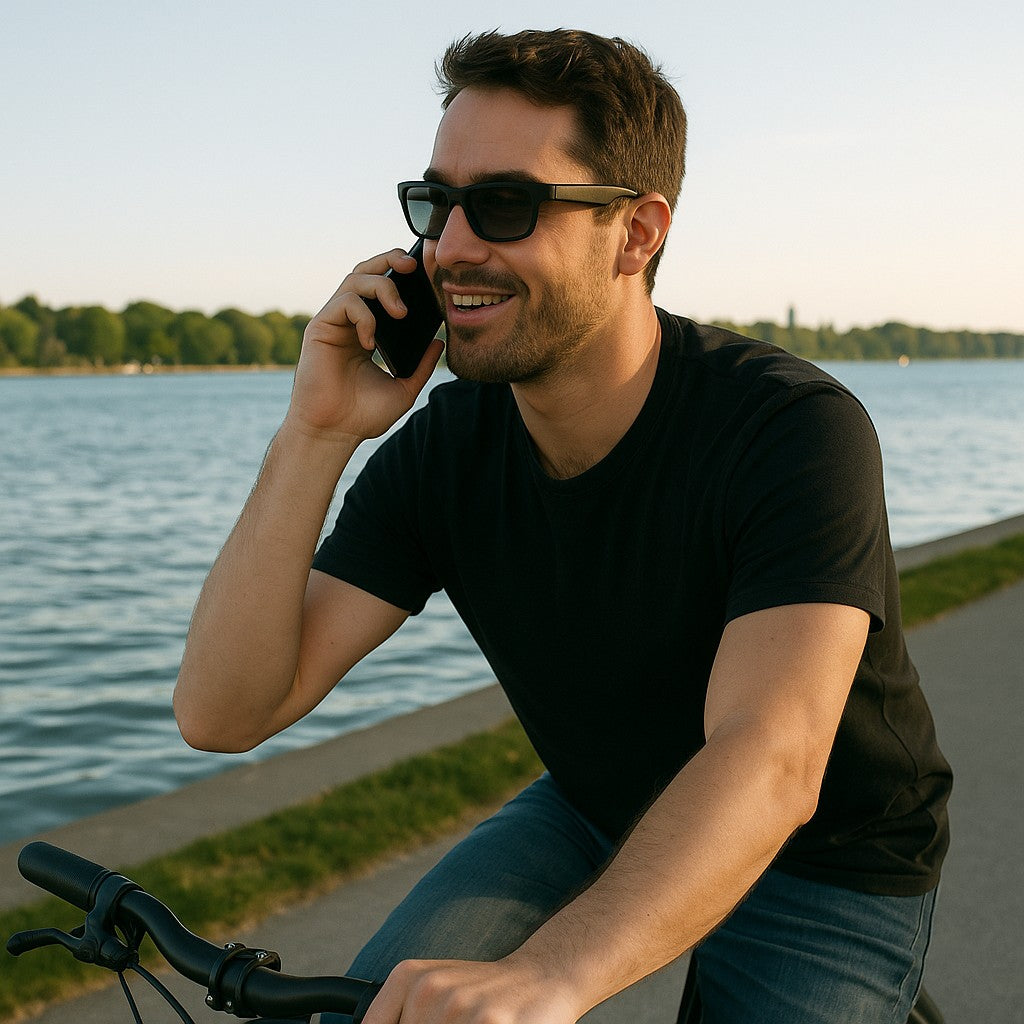 Smart Audio Glasses Bluetooth Open-Ear Speaker Voice Calls - lifestyle 3