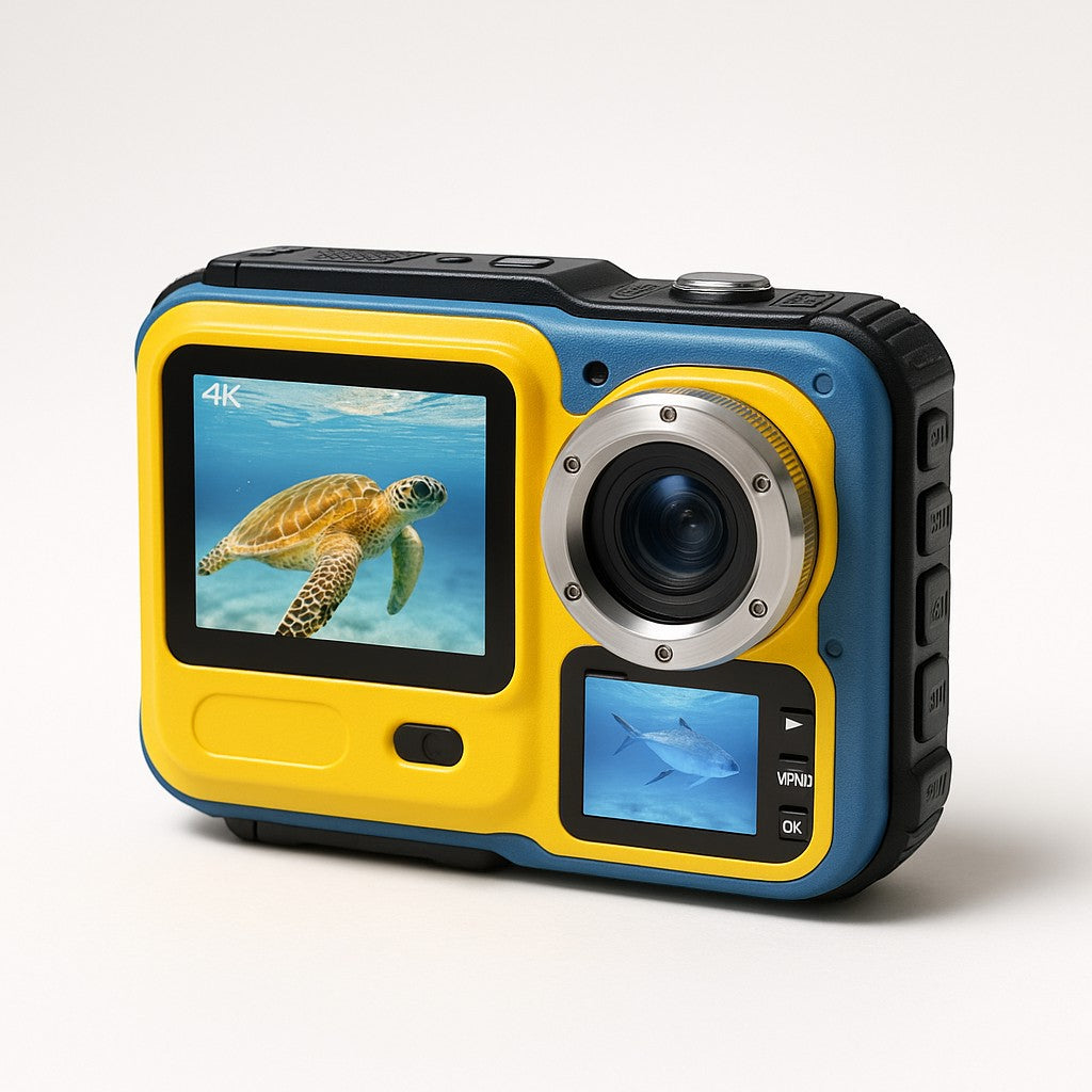 Tupso Dual-Screen Waterproof Underwater Digital Camera 4K - lifestyle 1