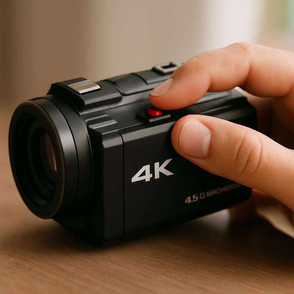 MELCAM 4K Vlogging Camera 48MP 16X Zoom WiFi Touch Screen - lifestyle 6