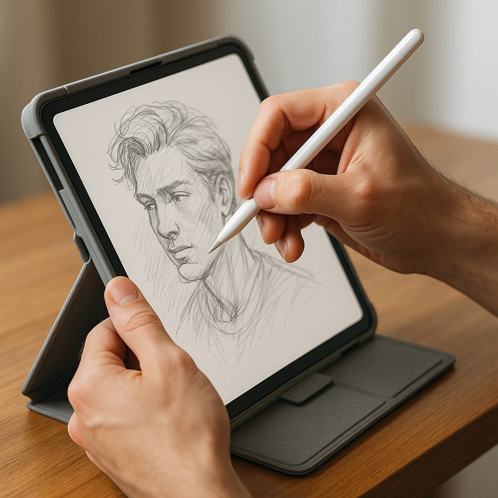 WSKEN AXIS Protective iPad Case With Versatile Stand - lifestyle 6