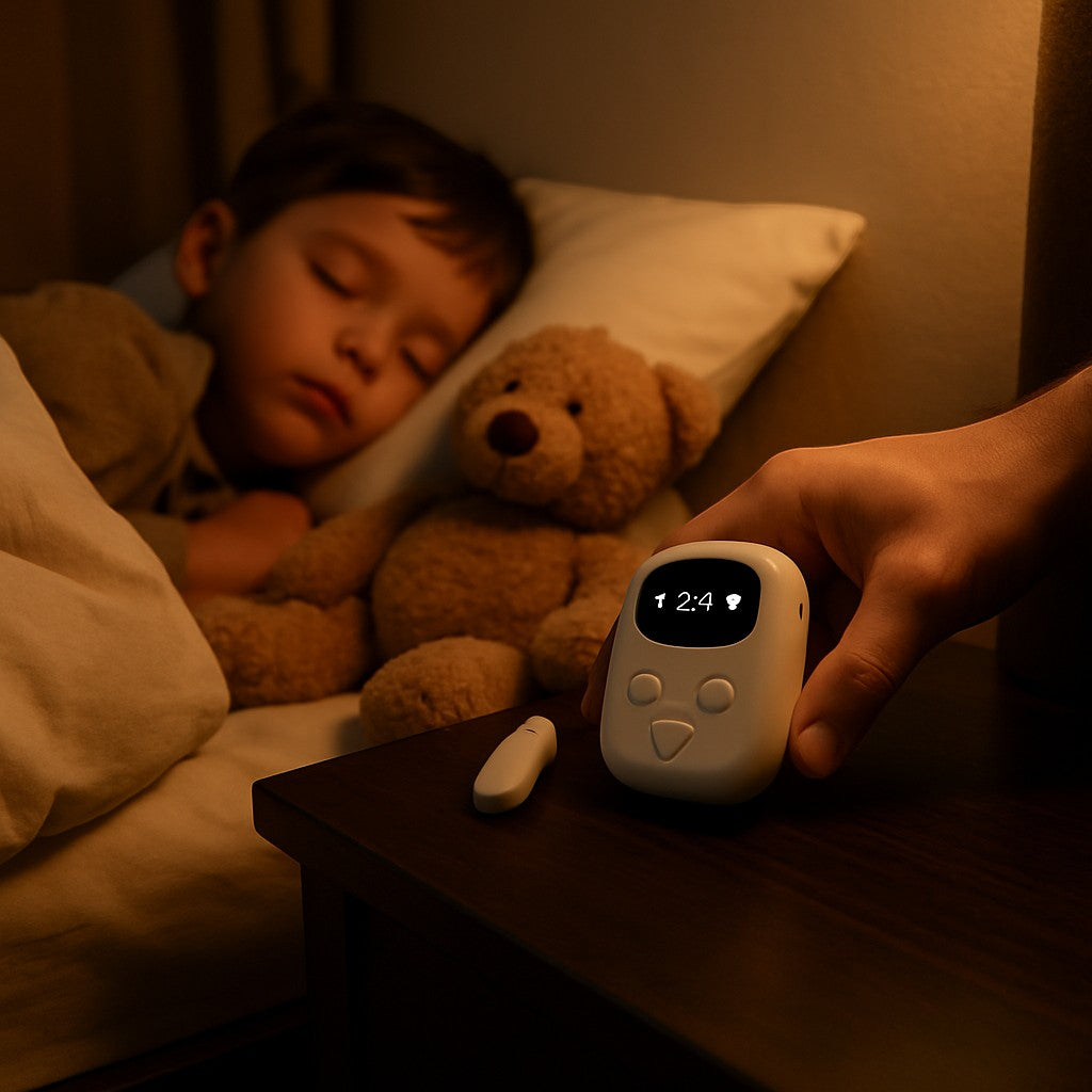 Wireless Bedwetting Alarm 7 Ringtones Waterproof Sensor - lifestyle 4