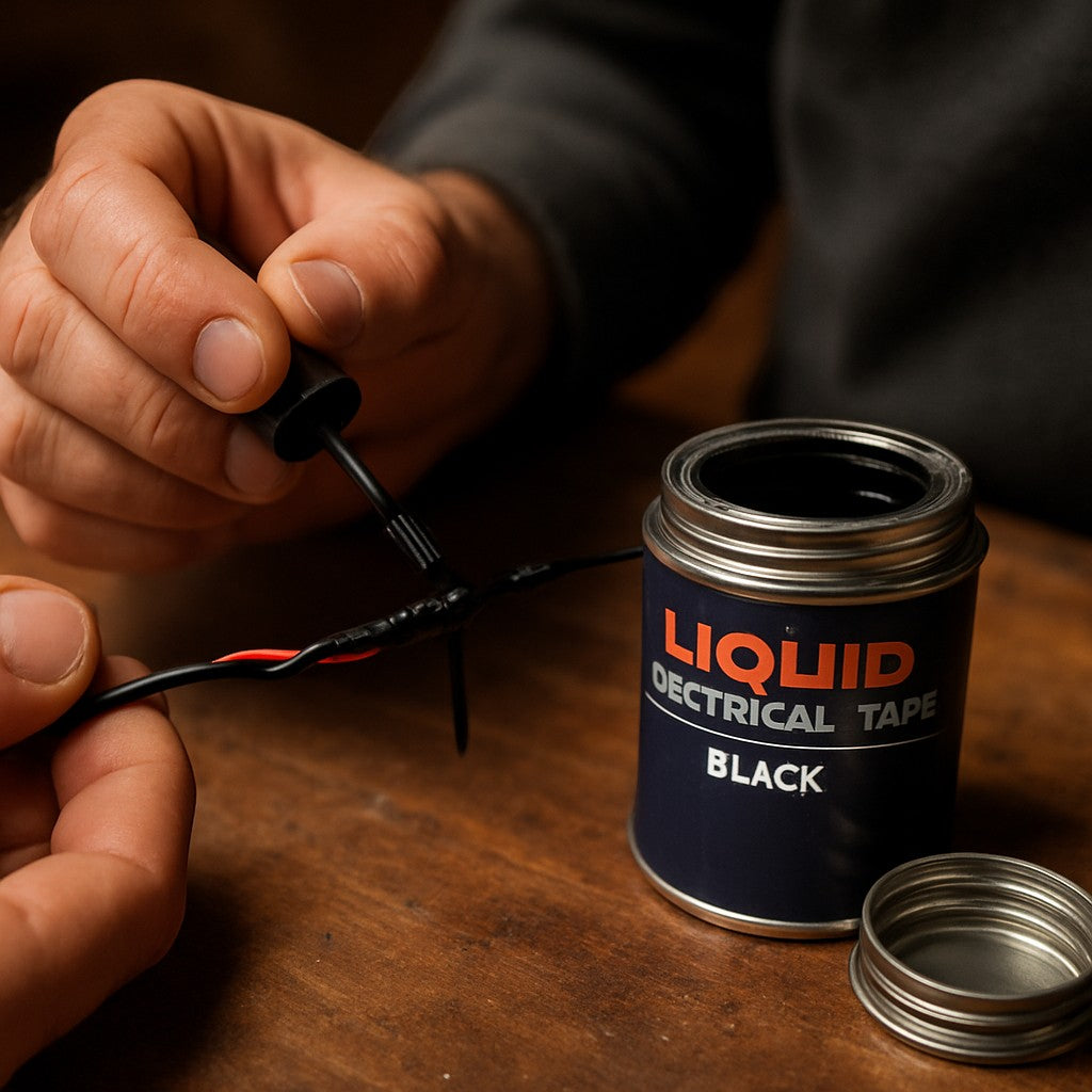 Liquid Electrical Tape Black 125mL Waterproof Insulation Seal - lifestyle 2