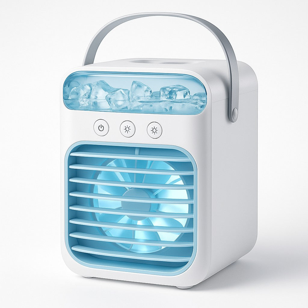 Multifunctional Air Cooler 3-Speed Ambient Light USB - lifestyle 1