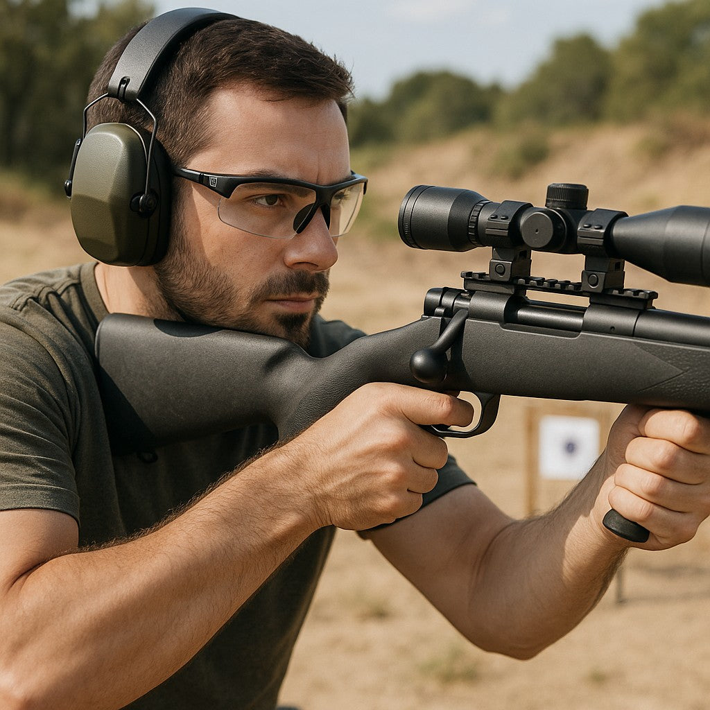 TERREAS TRS-1 Shooting Safety Glasses Range Eyewear - lifestyle 2