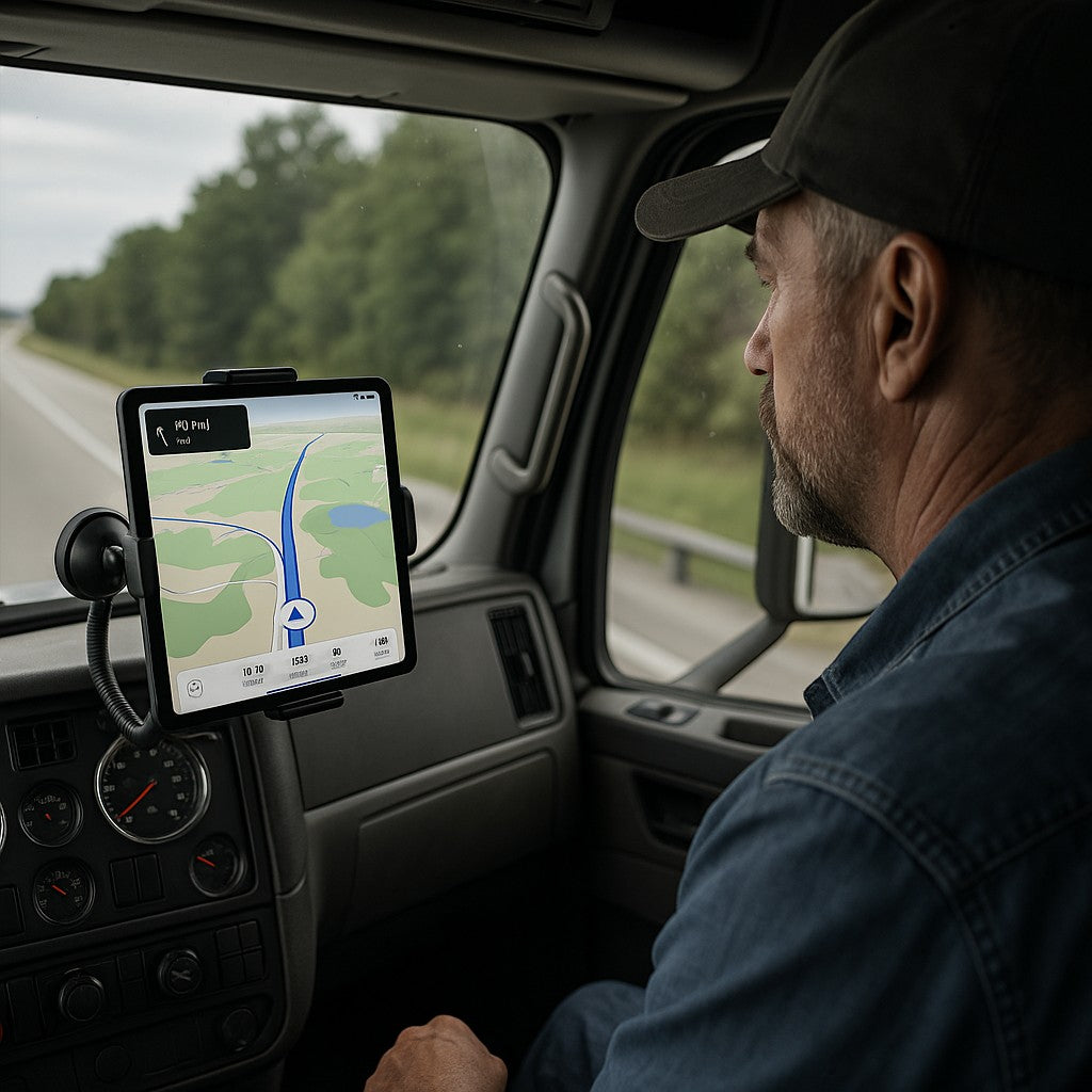 Keuvirya iPad Suction Cup Tablet Mount Truck Dashboard - lifestyle 4