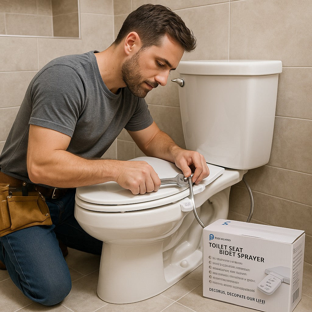 POCALAND Non-Electric Toilet Seat Bidet Sprayer - lifestyle 3