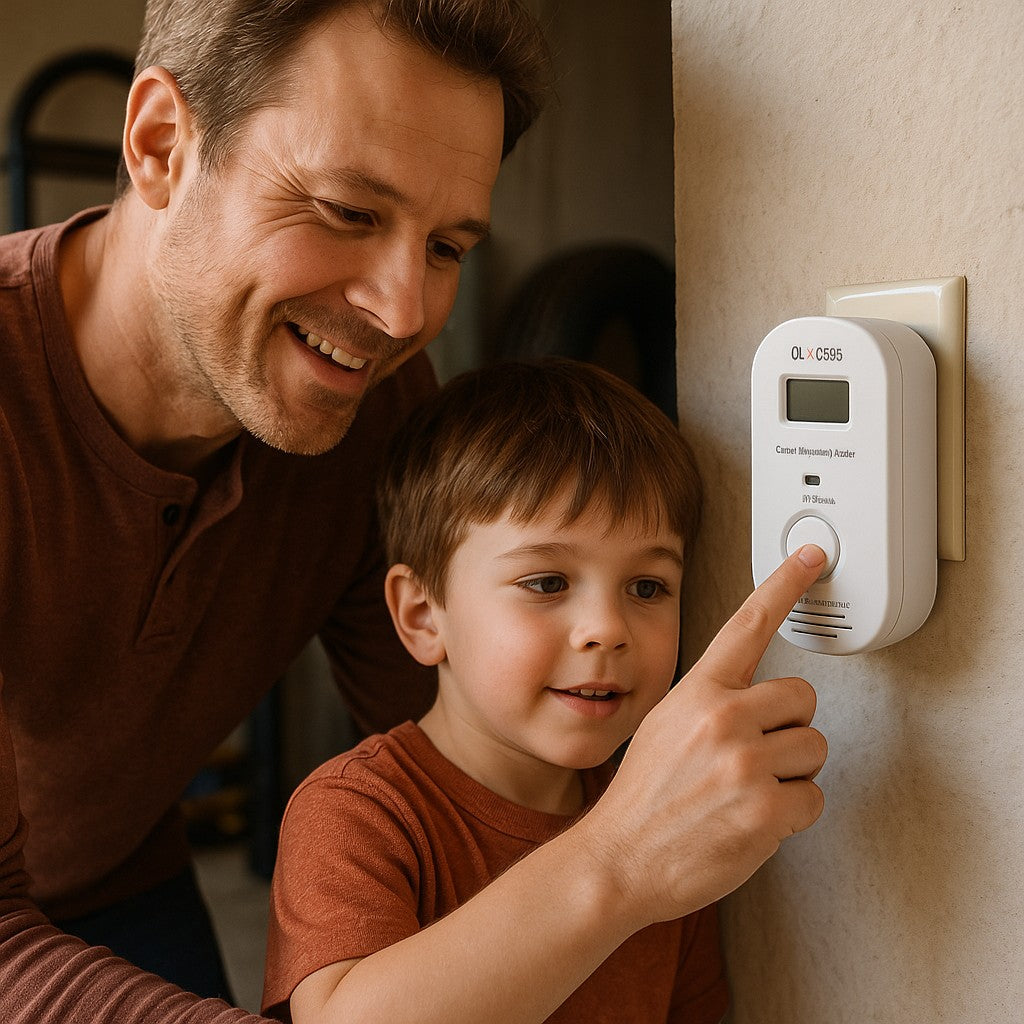 GLY-C606 Smart Home Carbon Monoxide Detector Plug In - lifestyle 3