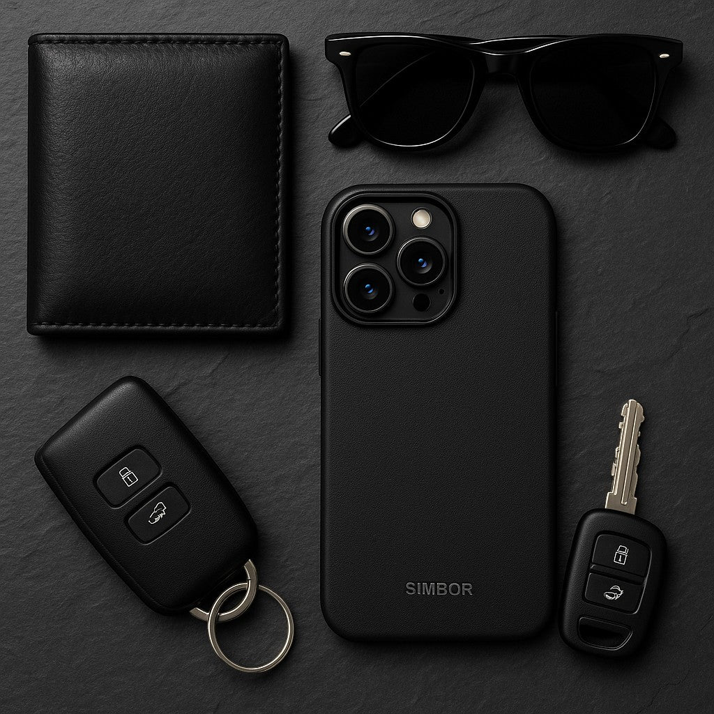 SIMBOR iPhone 17 Pro Magnetic Case Black MagSafe - lifestyle 6