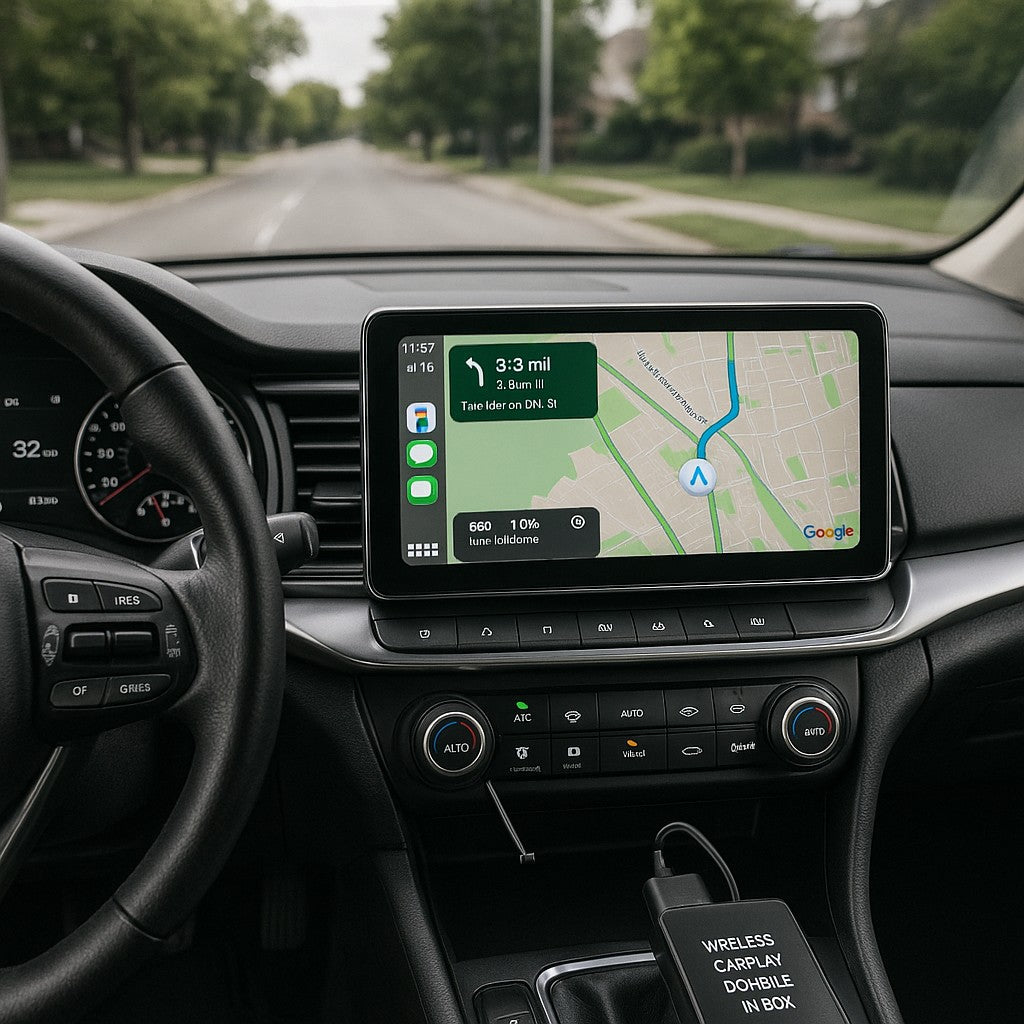 Wireless CarPlay Android Auto Dongle AI Box - lifestyle 1