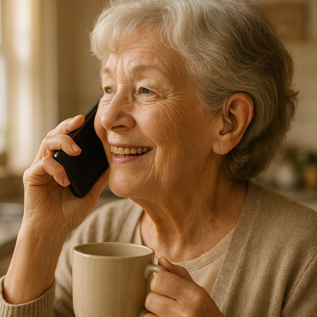 T008 Digital Hearing Aids Rechargeable Noise Cancelling - lifestyle 3
