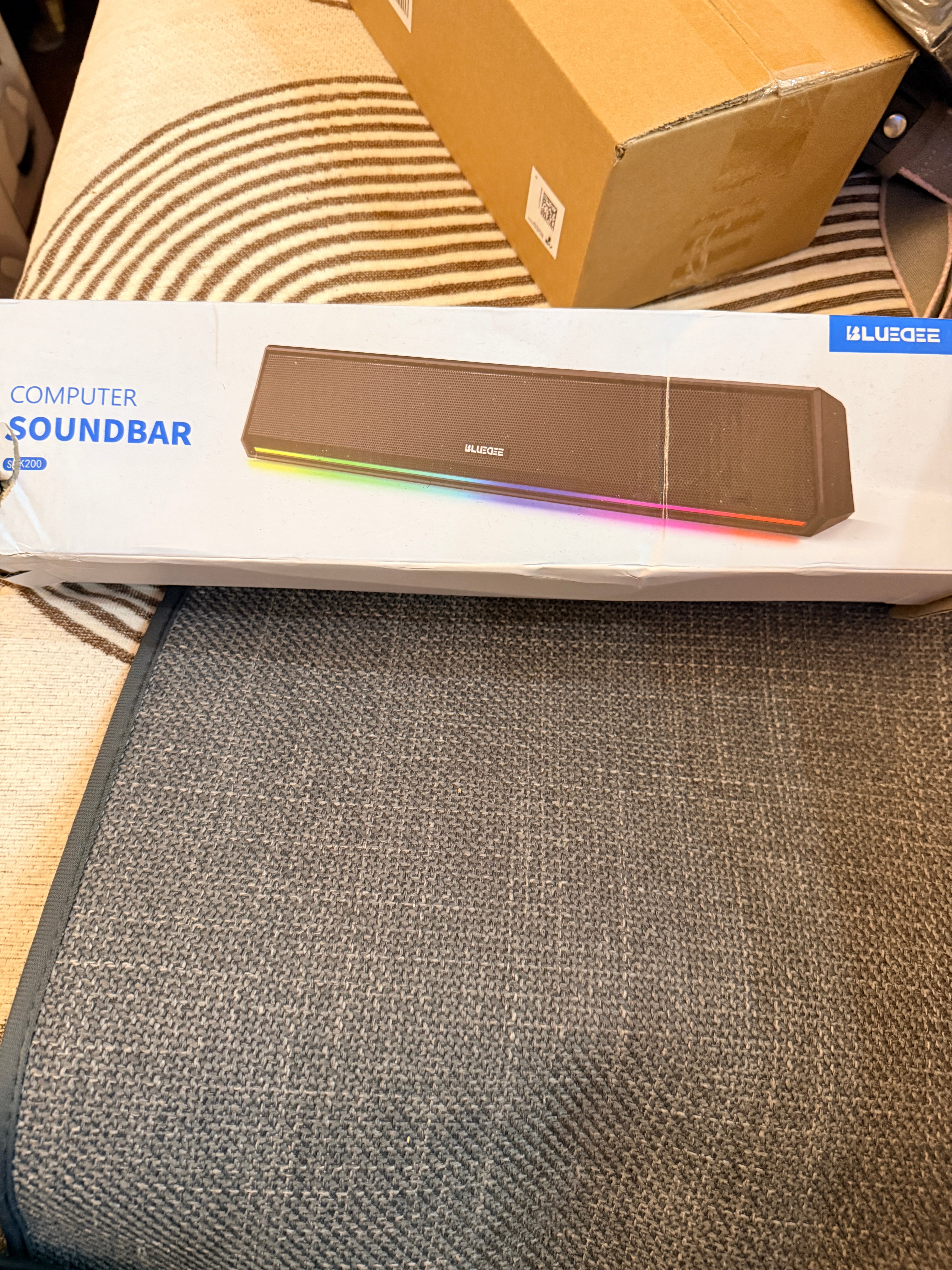 BALDETH Mini Computer Soundbar RGB USB Desktop Speaker - package front (truth)