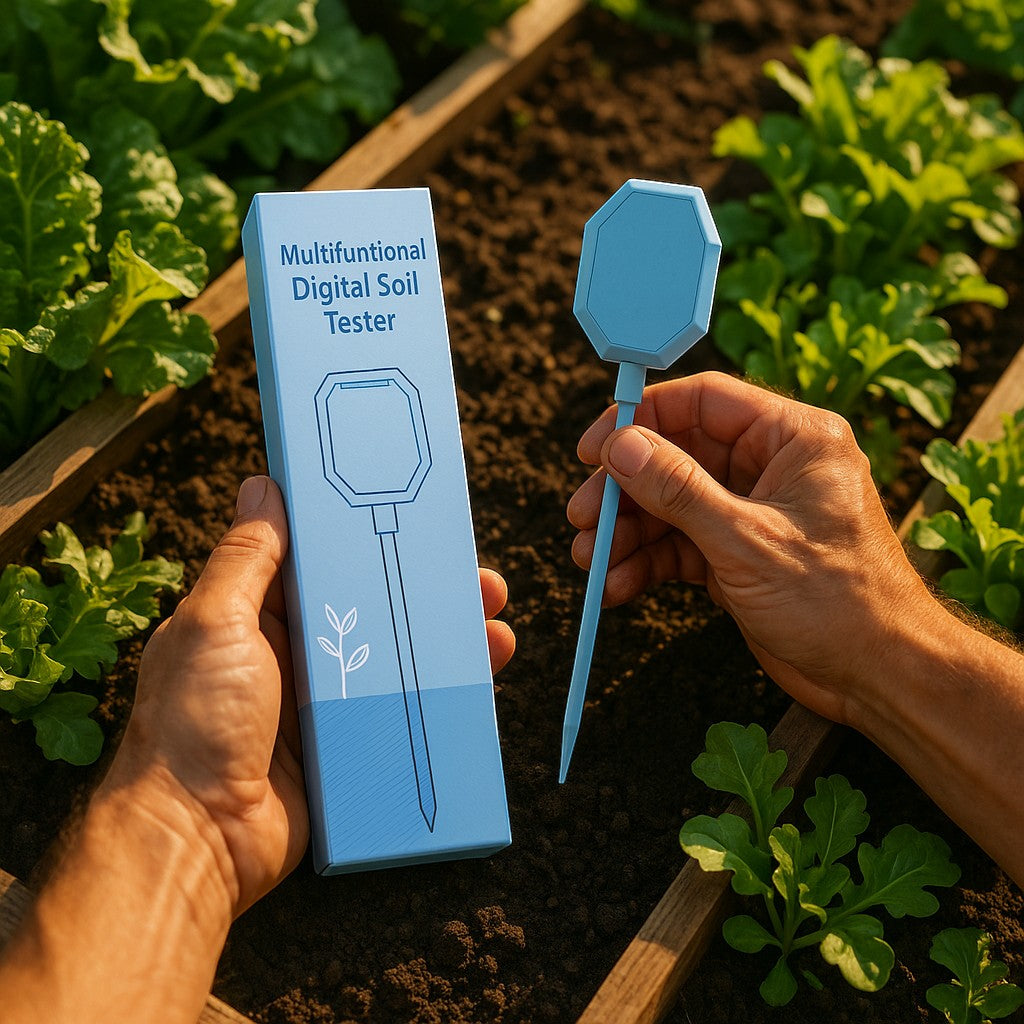 8-in-1 Soil Moisture Tester with App Monitoring pH Meter - lifestyle 2