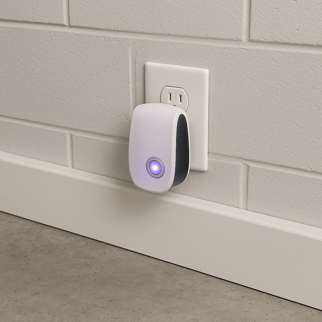 Ultrasonic Pest Repellent 6 Pack Purple LED Plug-In - lifestyle 2