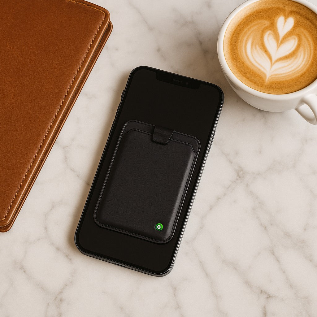 ZQDL Q44 Magnetic Wallet Find My MagSafe Card Holder - lifestyle 2