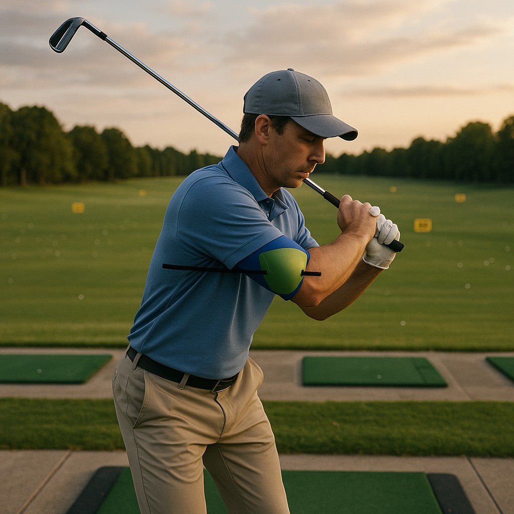 MELE LINKS Linksor Golf Swing Arm Trainer — Blue - lifestyle 1